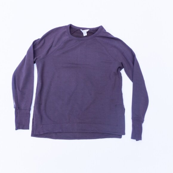 Athleta Coaster Luxe Recover Sweatshirt Purple Sweater S Lavender - Picture 6 of 10